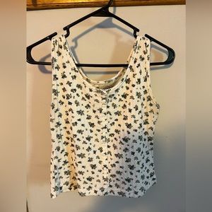 Women’s vintage flower tank top